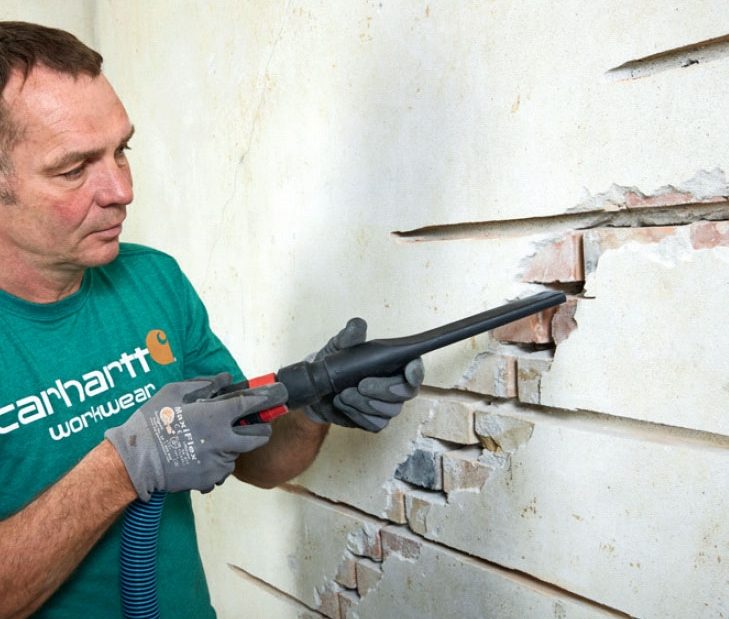 Setningsskader: Støvsug alle fugene til slutt