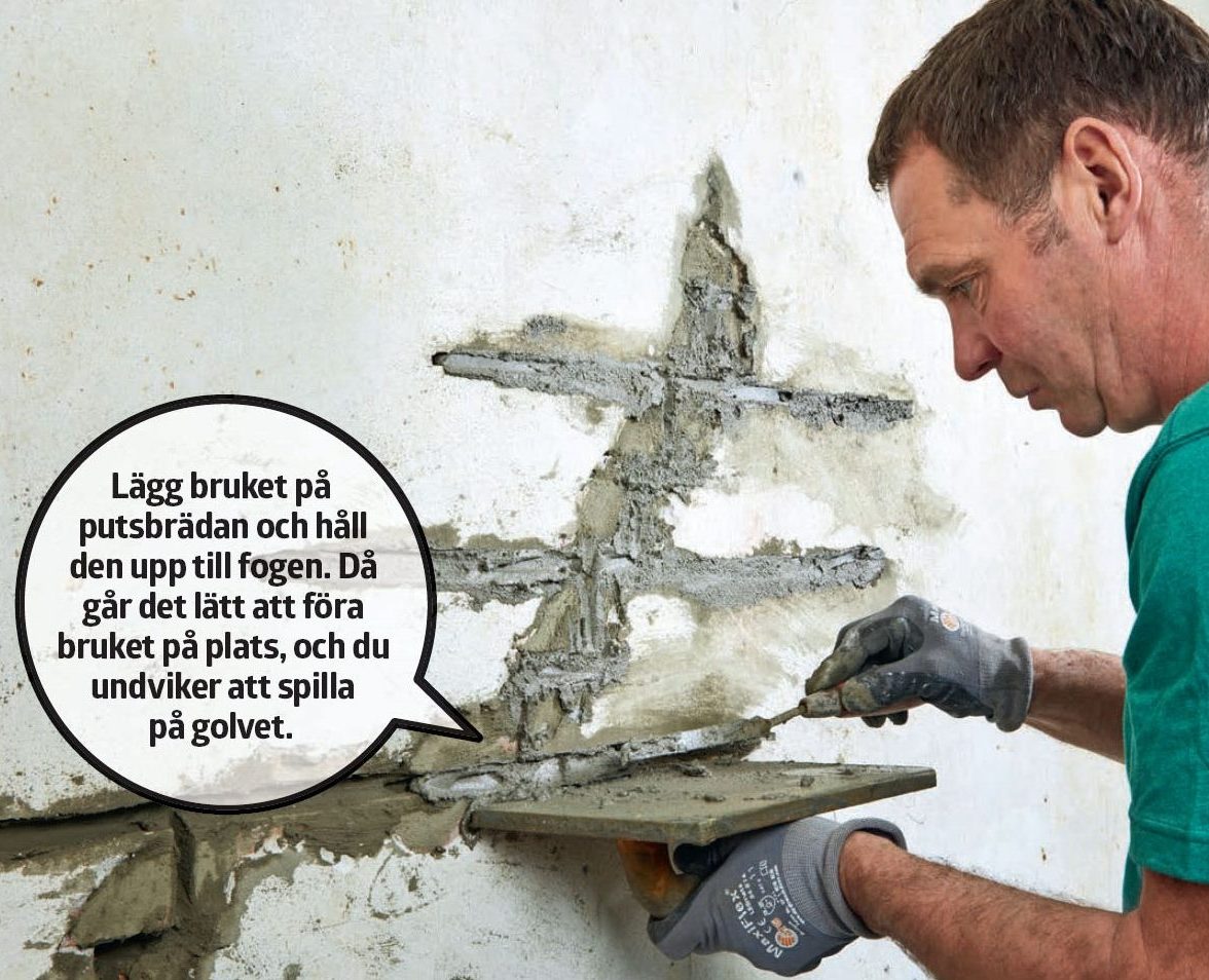 Sättningar i hus: Fyll fogarna helt med bruk