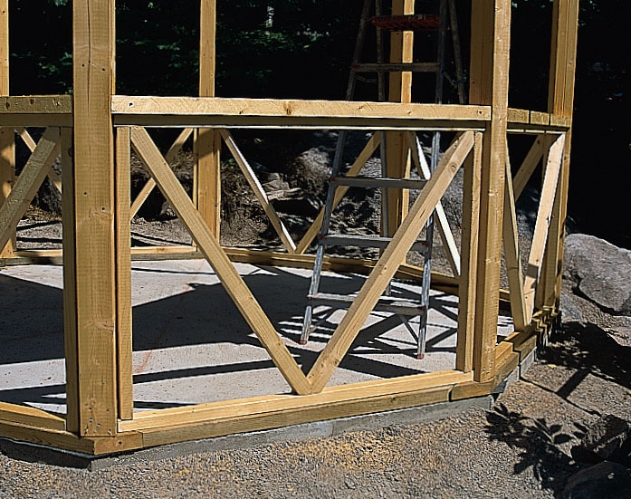 Åttekantet bygg Lysthus