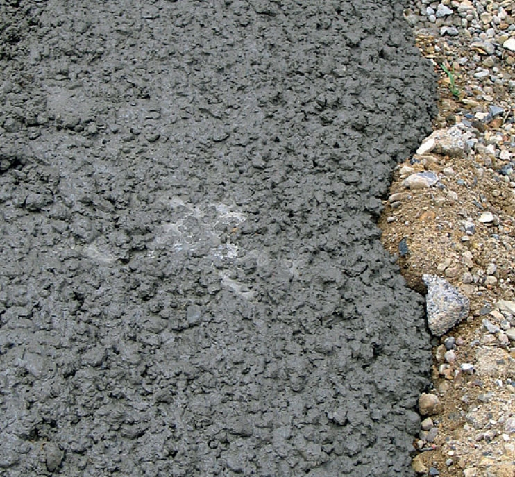 Fundament til skur: Betonen kan leveres direkte til stedet