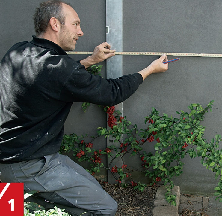 Hjemmelavet espalier på mur | Byg selv espalier | Wire espalier