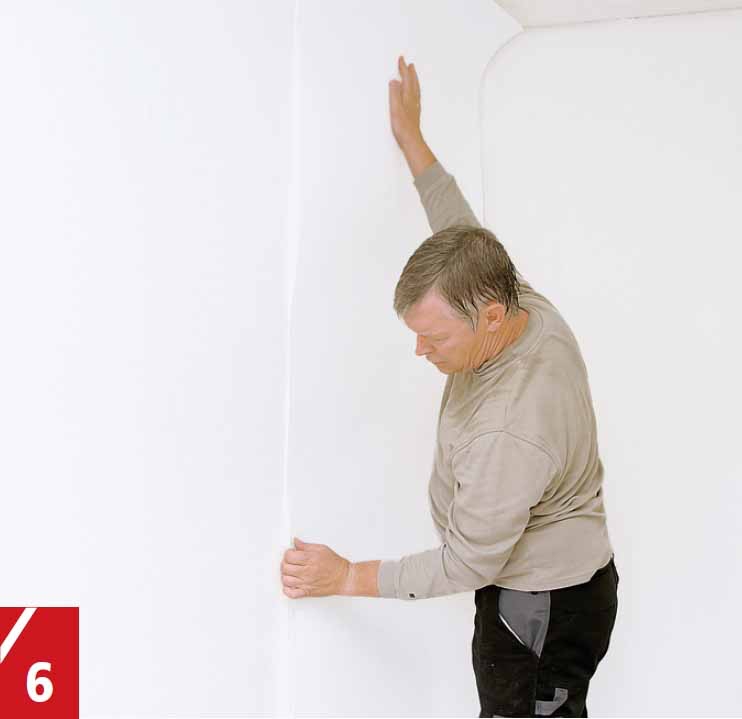 Alustapettien limitys lasikuitutapetin päälle