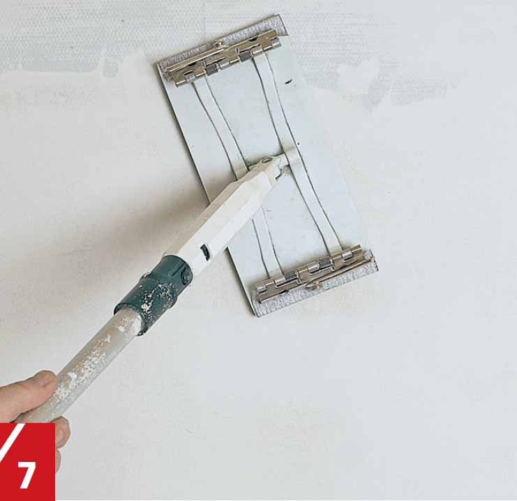 Lasikuitutapetti seinien pintojen hiominen