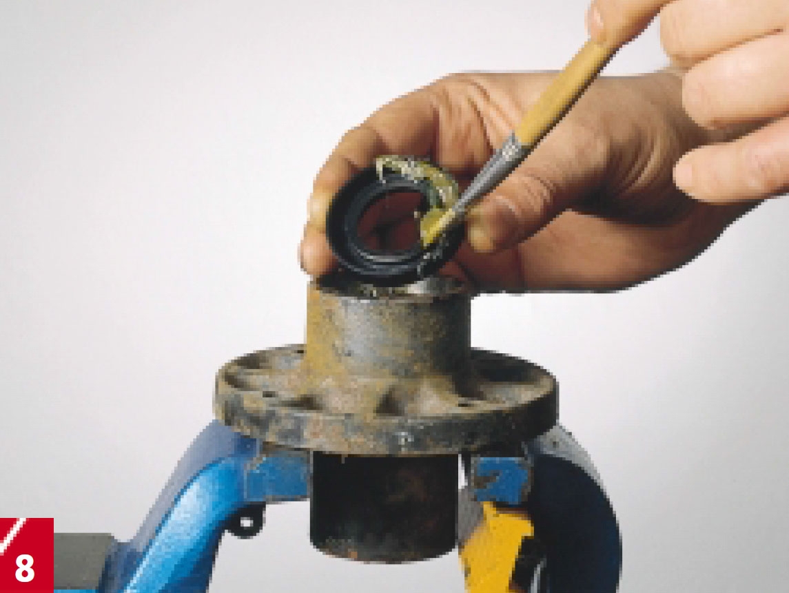 Smøre hjullager tilhenger