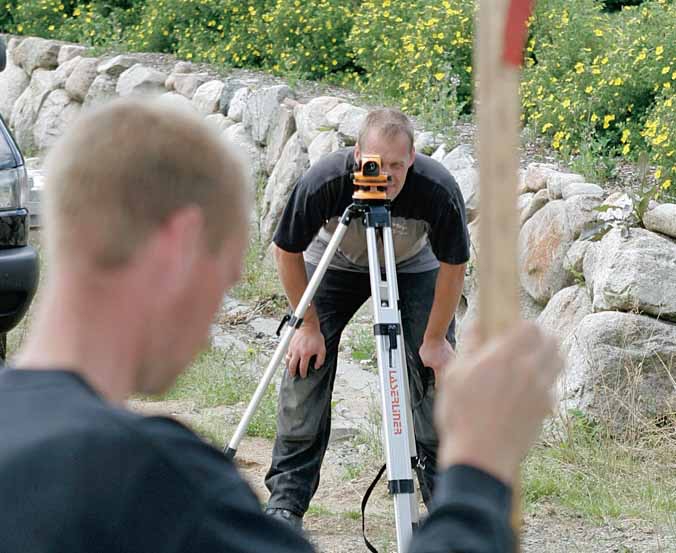 Gjuta platta garage: Innan du gräver mäter du upp