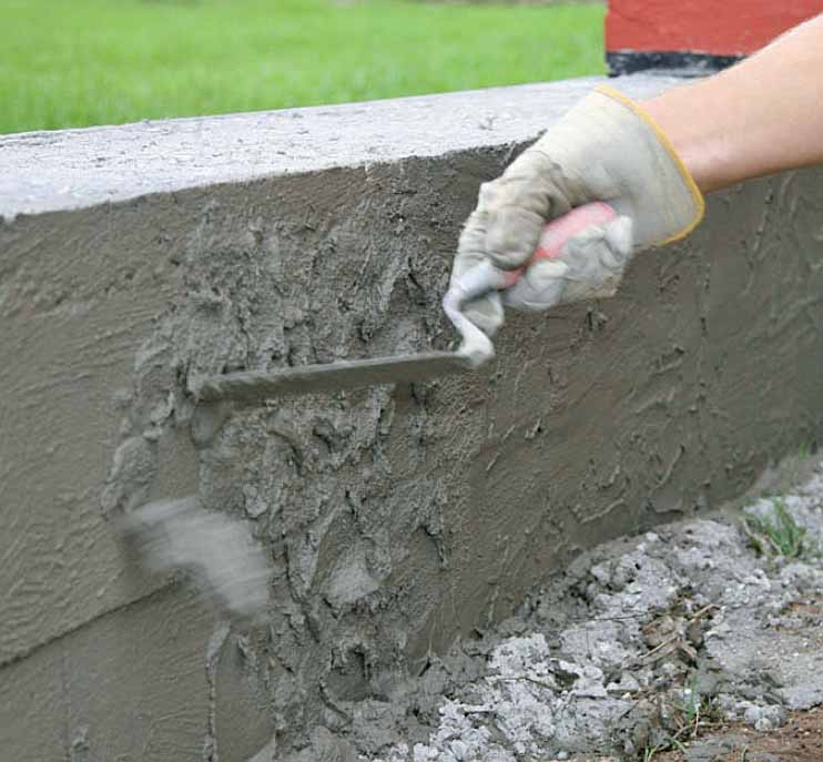 Gjuta garageplatta: Omedelbart därefter påförs det andra lagret