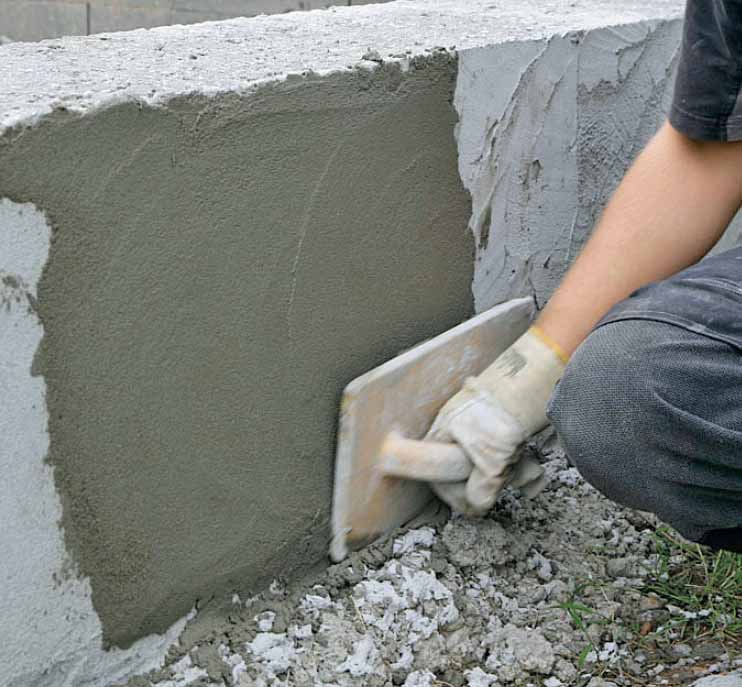 Gjuta garageplatta: Putsen skall sitta tills den är fingertorr