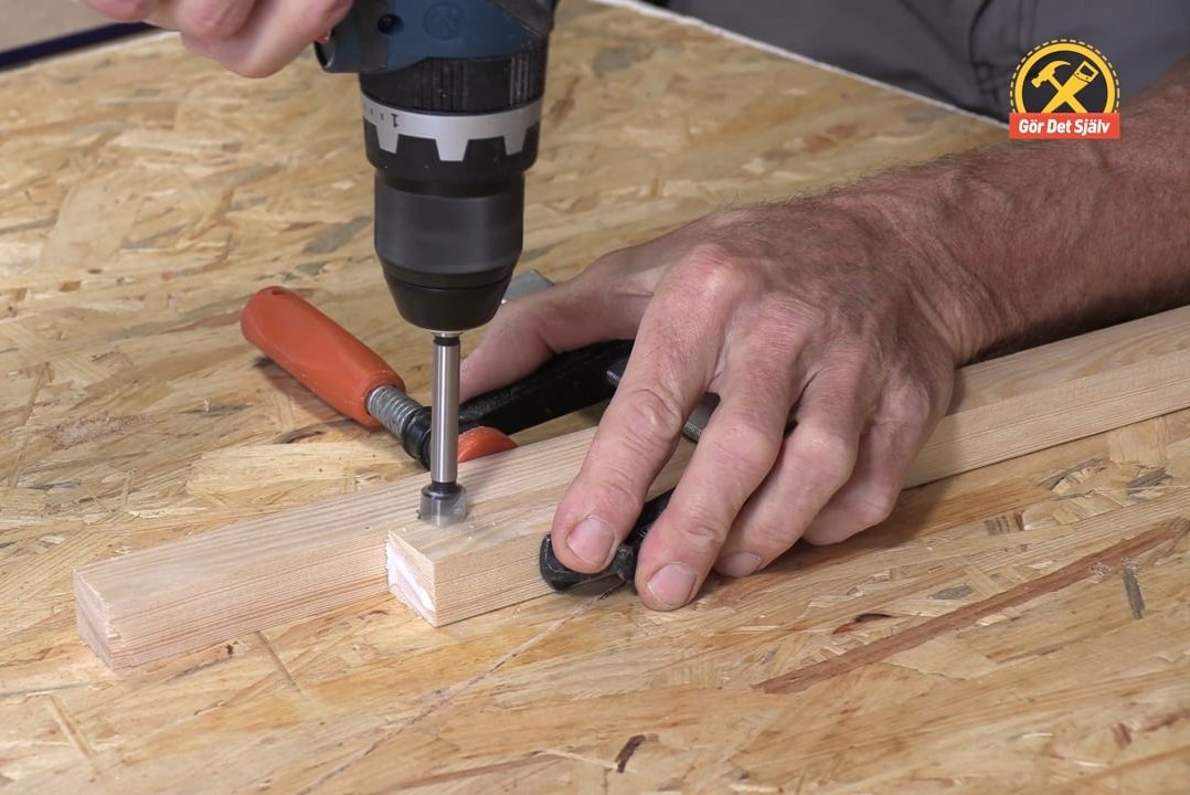 Borra halva hål - helt exakt