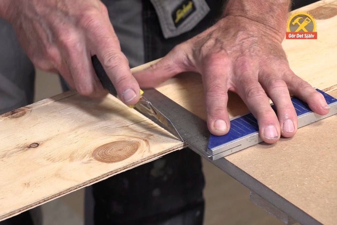 Undvik trasiga snitt i plywood