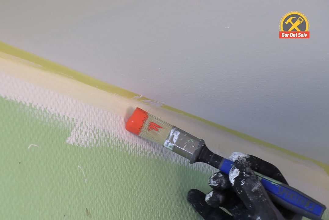 Skarp overgang mellem to farver