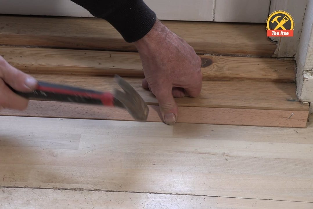 Pidä viimeistelynaulat ojennuksessa