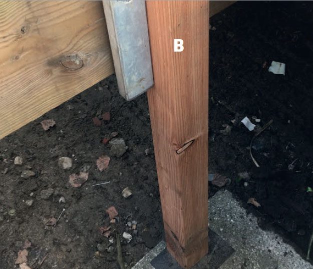 Overdækket terrasse træ