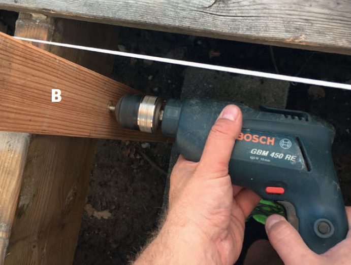 Overdækket terrasse træ