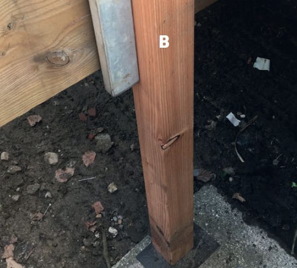 Enkelt overbygg på terrassen