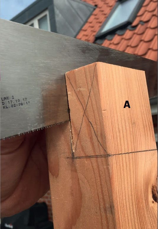 Enkelt overbygg på terrassen