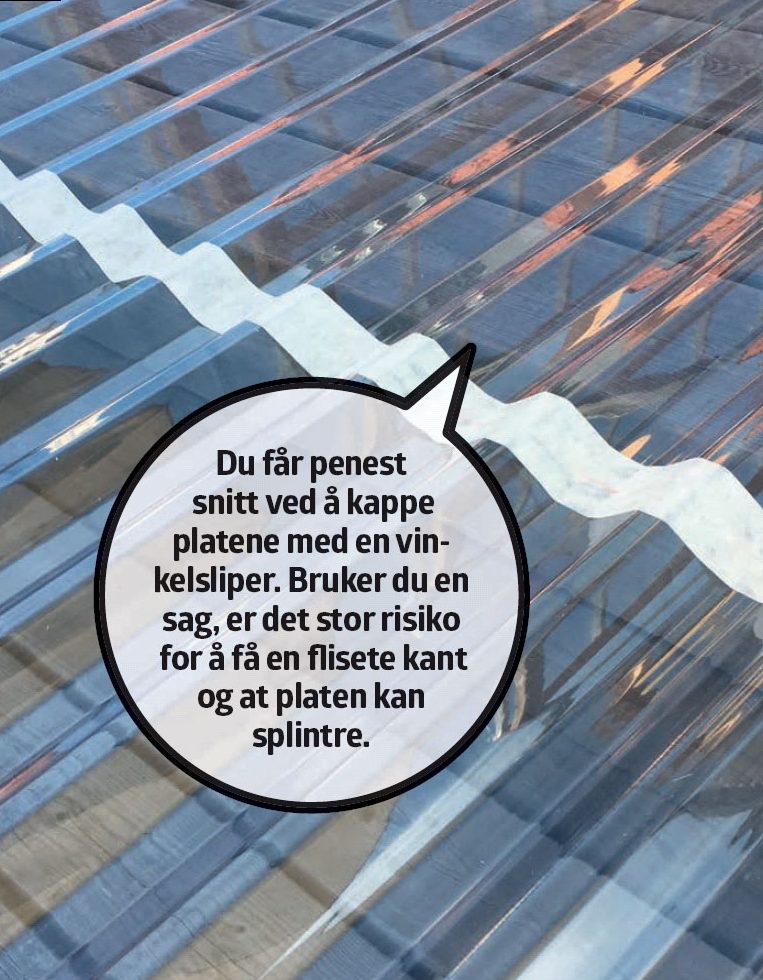 Enkelt overbygg på terrassen