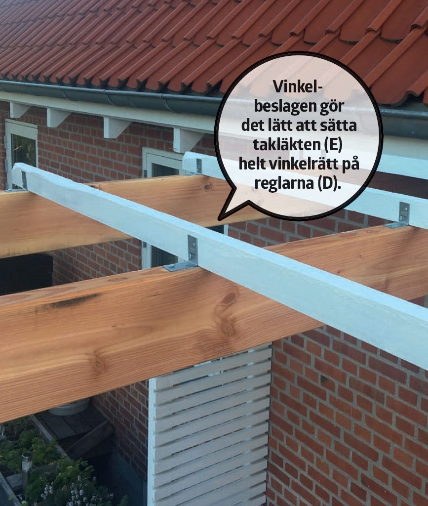 Bygga tak över altan