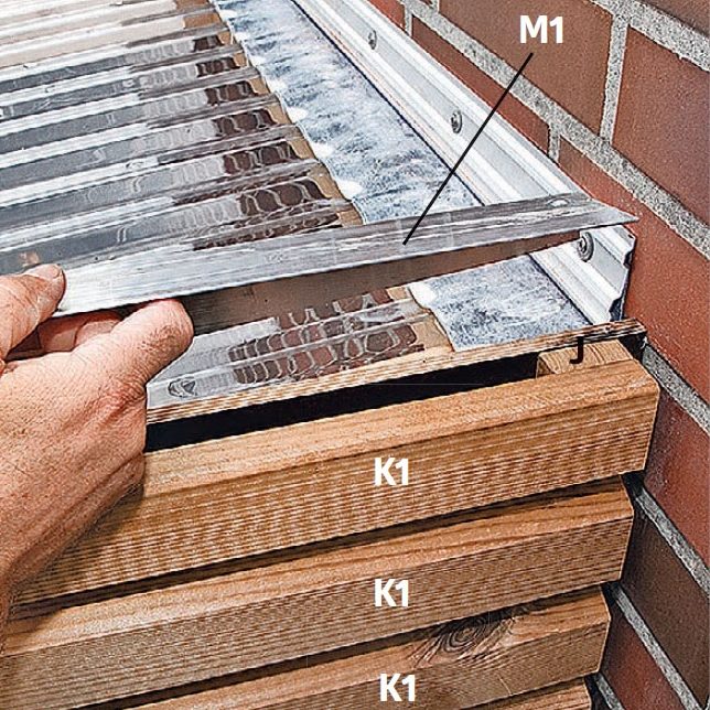 Listebeklædning Skur