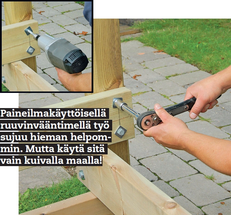 Tee itse laituri | Laituri kivien päälle