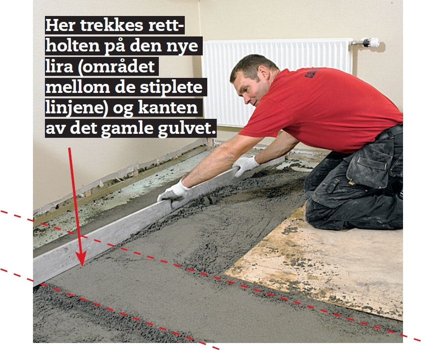 Vannbåren gulvvarme: Når du skal trekke av med rettskinna