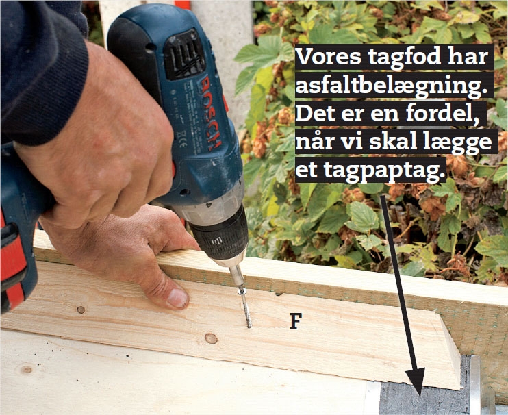 Halvtag byg selv: Brug alusøm til at montere en tagfod