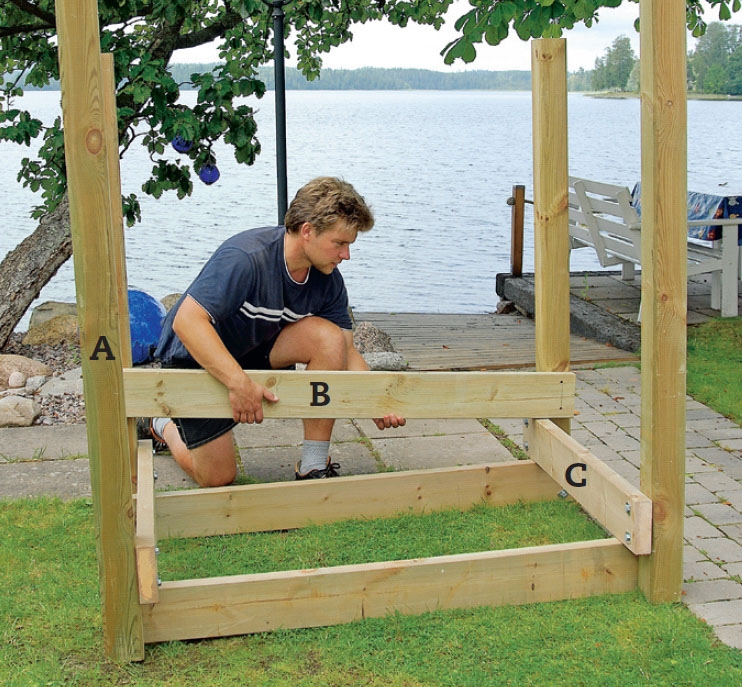 Byg en badebro af træ