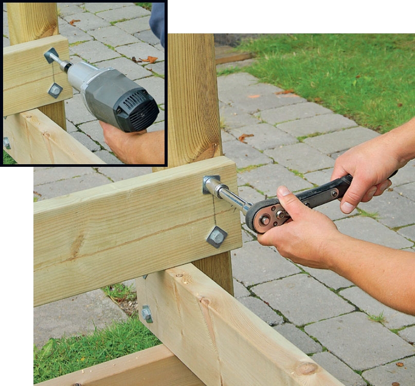 Byg en badebro af træ