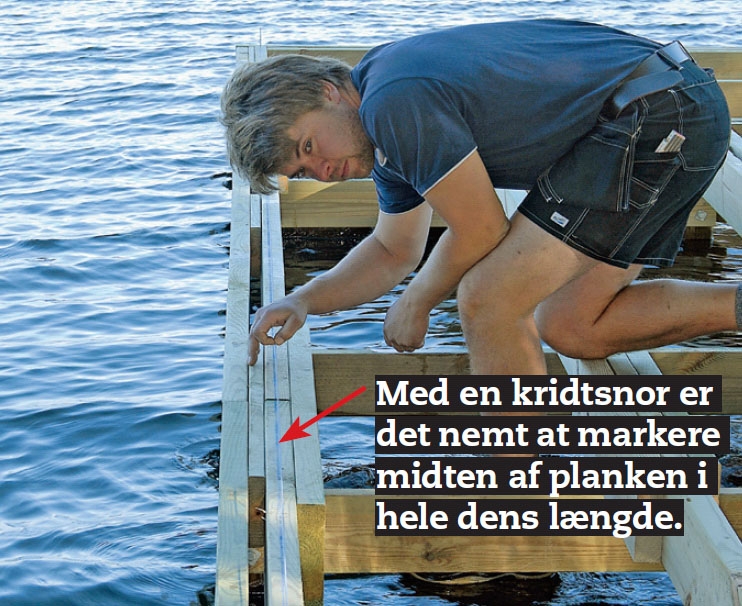 Byg en badebro af træ