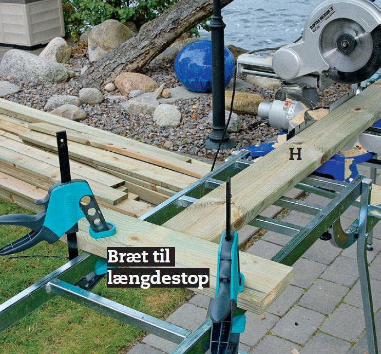 Byg en badebro af træ