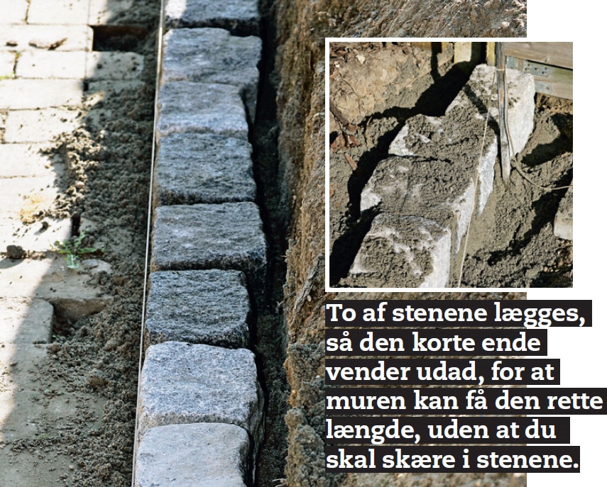 Brostenene er meget forskellige i størrelse.