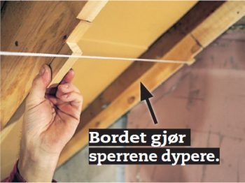 Utnytte knevegger: Utvid taksperrehøyden