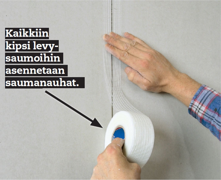 Näin helposti saat sileät seinät