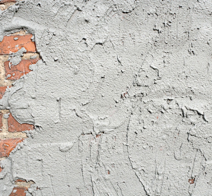 Putsa vägg: Fortsätt att kasta upp bruk på väggen tills den är helt täckt