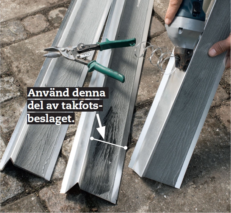 Bygga vedskjul mot vägg: Gör en övergång mellan uthusets tak