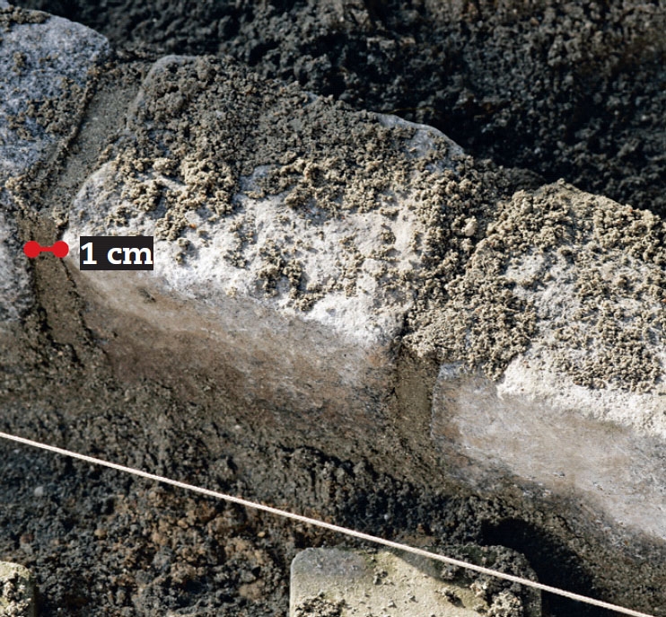 Bygga stenmur: Fogen är bara 1 cm
