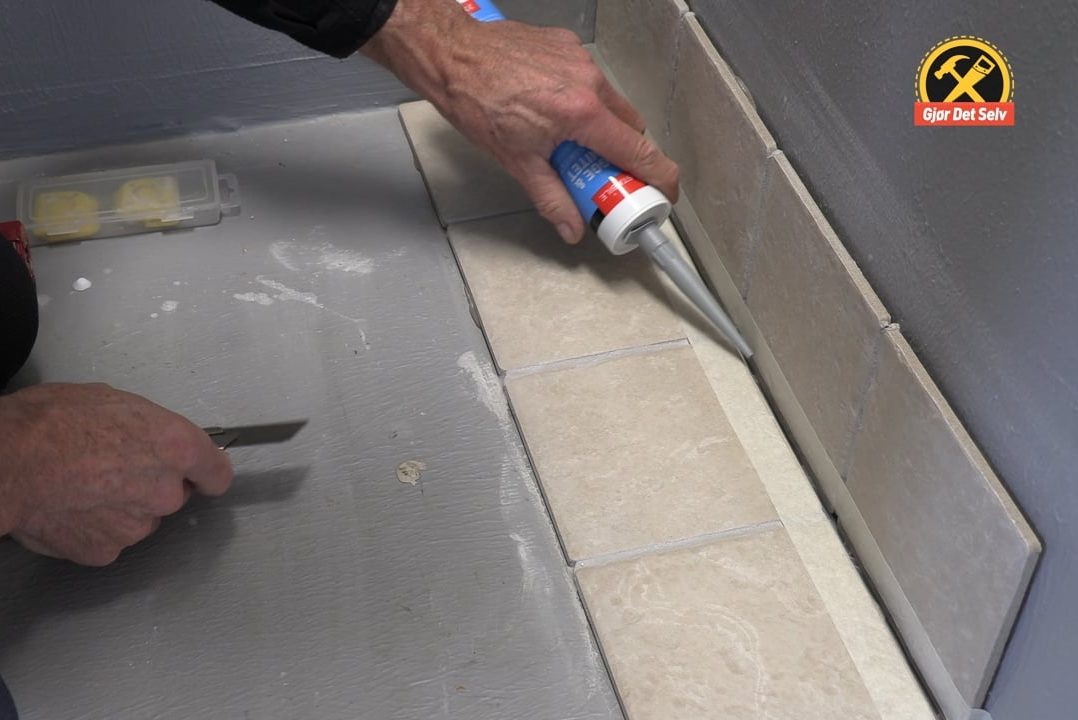 Skrått snitt på fugespissen