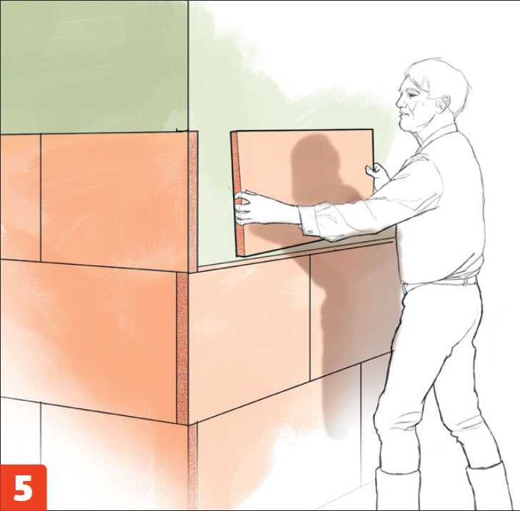 Kingspan isolering: Isoleringsskivorna trycks fast