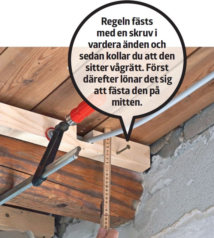 Frilagda bjälkar: Såga till ett par reglar