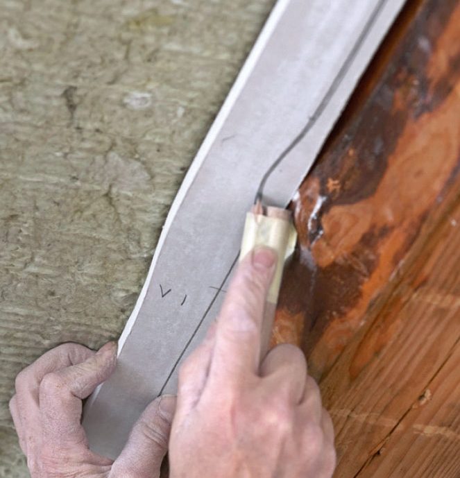 Frilagda bjälkar: Överför formen till en skiva