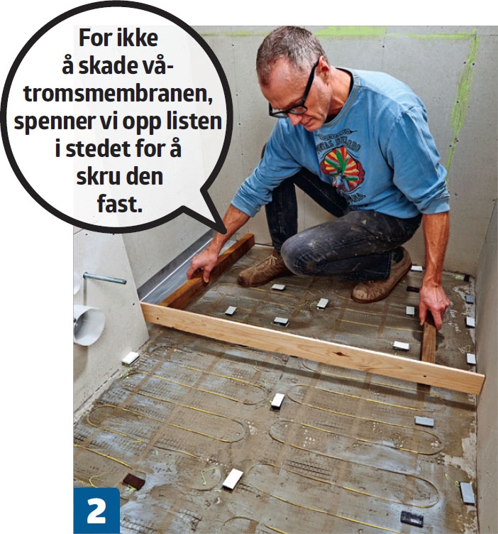 Legge fliser på bad
