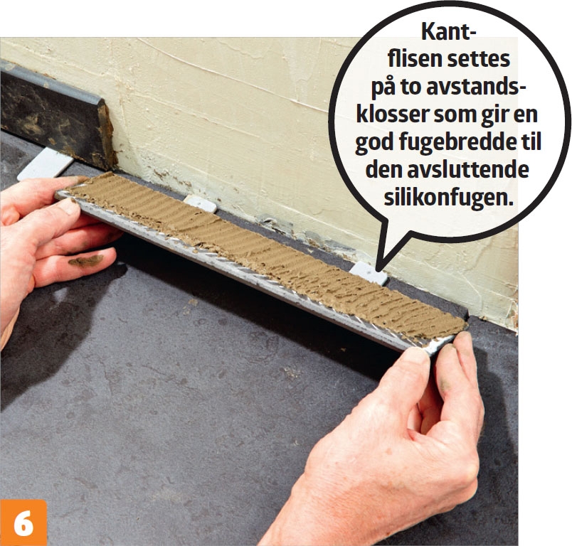 Legge fliser på bad