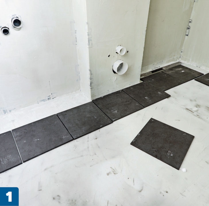 Lægge fliser badeværelse