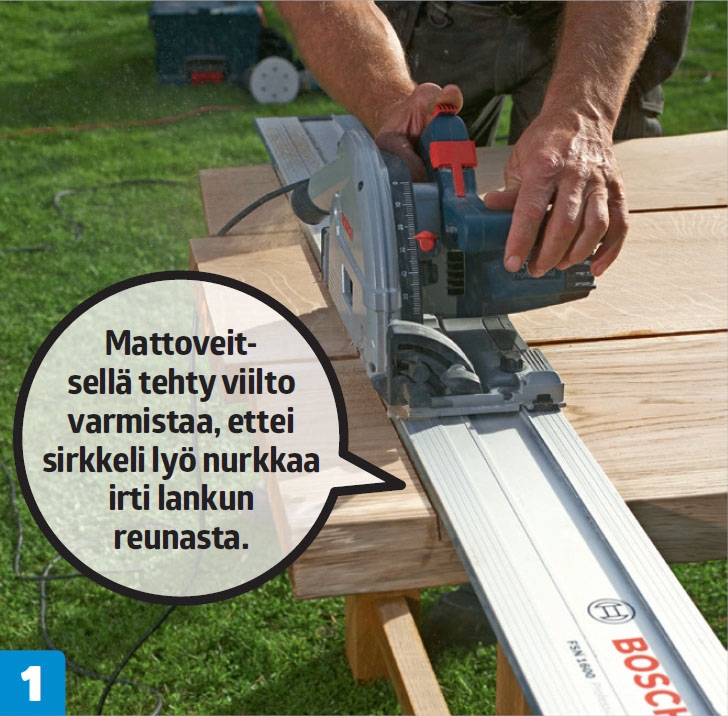 Tee itse lankkupöytä