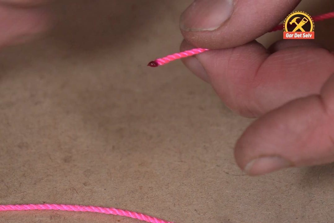 Undgå at nylonsnoren flosser