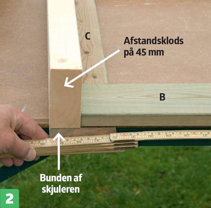 Afskærmning skraldespand