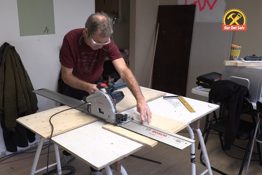 Støt dyksavens skinne