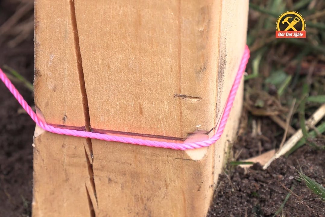 Spår för murarsnöret