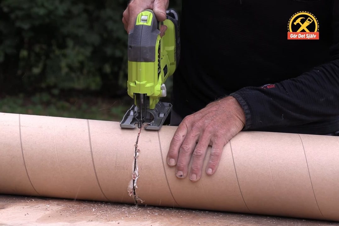 Helt raka snitt i runda material