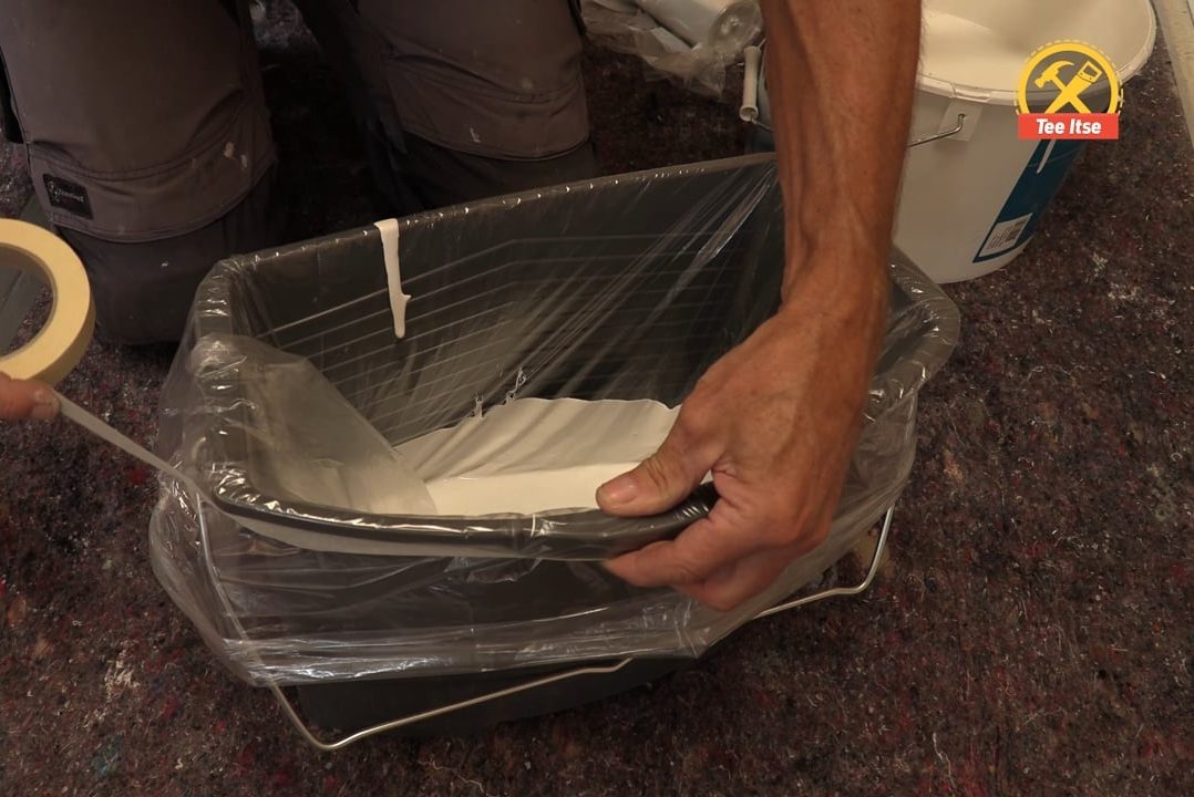 Puhdista maalisanko helposti