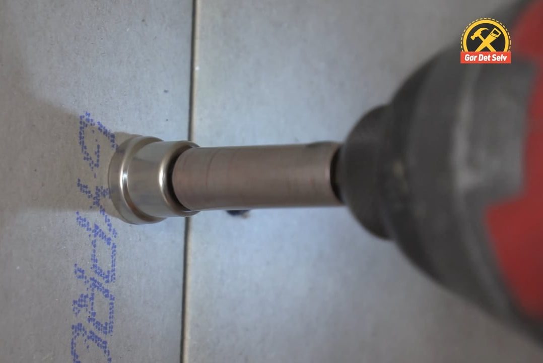 Gipsbit sikrer korrekt skruedybde